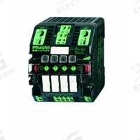 MURRELEKTRONIK Electronic Circuit Protector: MICO, 4 Channels, 10 A/4 A/6 A/8 A Adj., 11 Connections (MPN 9000-41034-0401000). Key specifications — Voltage In Rating: 24V DC; Voltage Out Rating: 24V DC; Brand: MURRELEKTRONIK.