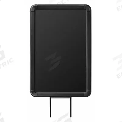 LAVI Sign Frame: Black - Sign Frames for Post Tops
