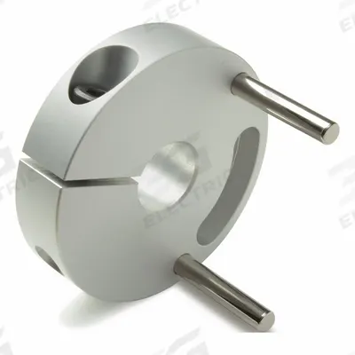 RULAND MANUFACTURING Controlflex Coupling Hub: 1° Angular Misalignment, 0.04 in Axial Motion - Double Insert Hubs for Round Shafts