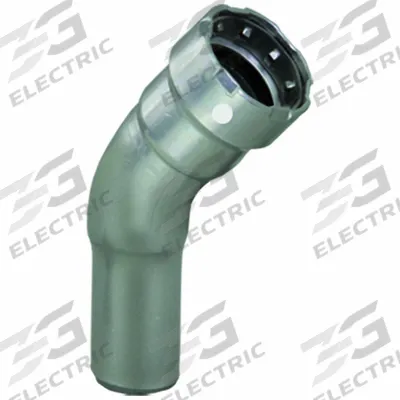 VIEGA MEGAPRESS Crimp Elbow Fitting: 1/2 in Pipe x 1/2 in Pipe Size, Press-fit x FTG - Steel Press Pipe Fittings