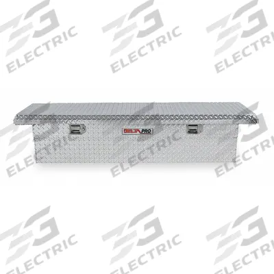 CRESCENT JOBOX Crossover Truck Box: Crossover Truck Box, Single Lid Lid, 71 in Overall Wd - Low-Profile Single-Lid Crossover Boxes