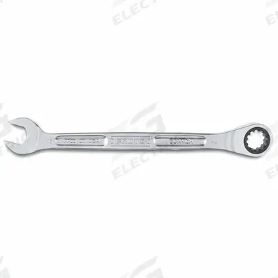 PROTO Combination Wrenches: Alloy Steel, Full Polish Chrome, 16 mm Head Size - Metric Spline Ratcheting Combination Wrenches