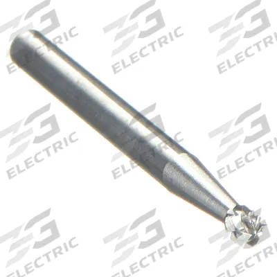 WIDIA METAL REMOVAL Carbide Bur: Ball, SD-42, Double Cut, 1/8" Head - Double-Cut Ball Burs
