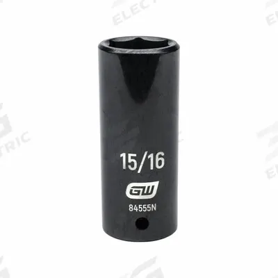 GEARWRENCH General Purpose Impact Sockets: 1/2 in Drive Size, SAE, 15/16 in Socket Size - 1/2" Drive Impact Sockets