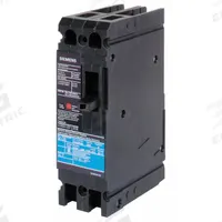 SIEMENS Molded Case Circuit Breaker: 45 A Amps, 18kA at 480V AC, Fixed, Load Side Lug, ABC, ED4 (MPN ED42B045). Key specifications — Phase Connection: ABC; Instantaneous Trip: Fixed; Terminal Connection: Load Side Lug; Series: ED4; Max. AIR Rating: 18kA at 480V AC.