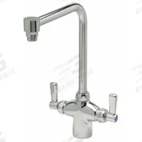 ZURN Laboratory Faucet: Faucet, Single-Post, For Cold Water/Hot Water Media, 2 Handles, Lever, Std (MPN Z826S1-XL). Key specifications — Brand: ZURN; Color/Finish: Chrome; Product Type: Faucet.