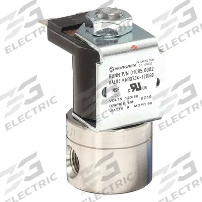BUNN Solenoid Valve: 01085.0002 - Bunn Replacement Parts