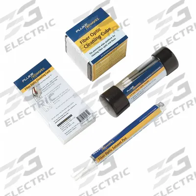 FLUKE NETWORKS Fiber Optic Cleaning Supplies: All Fiber Types - Fiber Optic Connector Cleaning Kits