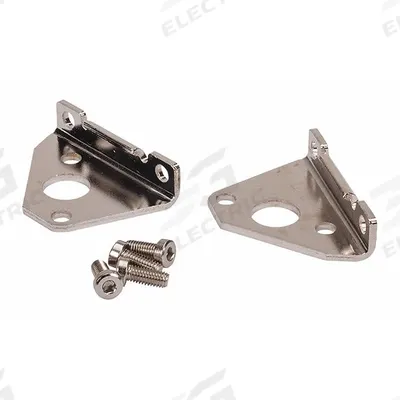SMC Foot Bracket: Foot, Fits 16 mm Bore Dia, CQ-LZ16 - Foot Mounting Hardware