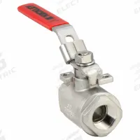 KECKLEY Manual Two-Way Ball Valve: 3/4 in, Stainless Steel, Straight, FNPT x FNPT, One-Piece (MPN BVS2THFSSRGSL-075). Key specifications — Brand: KECKLEY; Handle: Locking Lever.