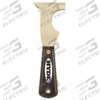HYDE TOOLS Painters Tool 5-In-1: 2 1/2 in Scraper/Non-Spark Brass Blade, 2 in Max Compatible Dia (MPN 02975). Key specifications — Includes: Non-Spark Brass Blade; Brand: HYDE TOOLS; Product Type: 5-In-1 Painters Tool; Material: Brass.