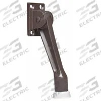 Lever Door Holder: Door - Mounted, 1 7/16 in Wd, 5 in Overall Ht, Bronze (MPN IL-KDDH-5-DU). Key specifications — Brand: KABA ILCO; Color: Brown.