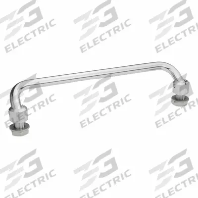 JW WINCO Folding Pull Handle: Threaded Holes, Steel, Silver - Load-Rated Folding Pull Handles