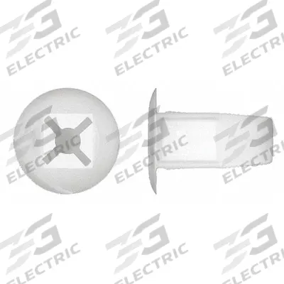 APPROVED VENDOR Push-In Rivet Retainer: 0.314 in Outside Dia, 0.165 in Inside Dia, Black - Nylon Push-In Rivet Retainers