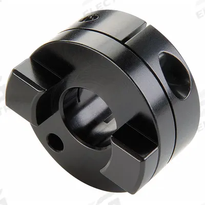 RULAND MANUFACTURING Motion Control Coupling Hub: 0.5° Angular Misalignment - Clamp-On Oldham Coupling Hubs for Round Shafts