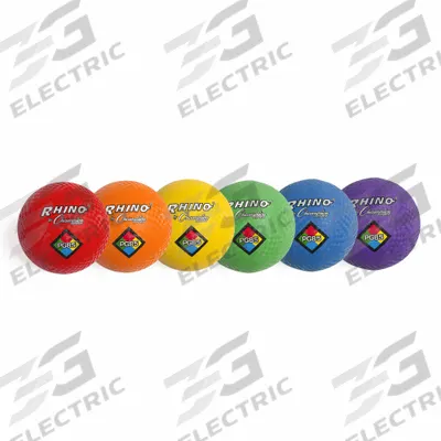CHAMPION SPORTS Playground Ball/Dodgeball Set: 8 1/4 in Overall Dia, Rubber - Furnishings, Appliances and Hospitality