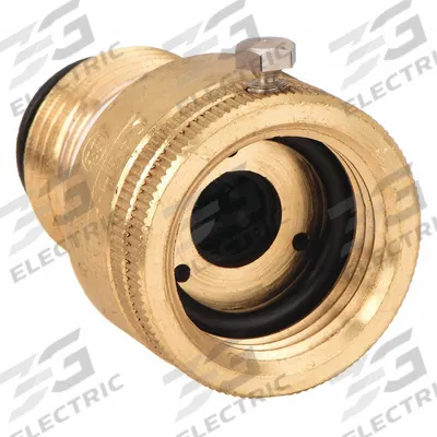 ZURN WILKINS Vacuum Breaker: Female GHT x Male GHT, For Water Media, 180°F, Brass - Lead-Free Hose Bibb Vacuum Breakers