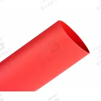 3M Heat Shrink Tubing: 0.75 in I.D. Before Shrinking, 0.38 in I.D. After Shrinking, 200 ft Lg, 3 PK (MPN FP301-3/4-200'-RED-SPOOL). Key specifications — Color: Red; Brand: 3M.
