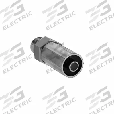 PARKER Hydraulic Crimp Fitting: Steel x Steel, Straight, -6 For Hose Dash Size - Parker Crimp Hydraulic Hose Fittings with BSPP Connection