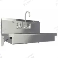 SANI-LAV Hand Sink: 1 Stations, 5 in Bowl Dp, 27 in Bowl Lg, 16 1/2 in Bowl Wd, Faucet Included (MPN 5A1F). Key specifications — Includes Side Splash: Side Splash Not Included; Series: Stainless Steel Wash-Station; Brand: SANI-LAV.