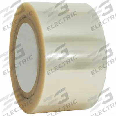 3M Antimicrobial Film Tape: 2 in Wd, 20 yd Lg, 2 mil Thick, Transparent
