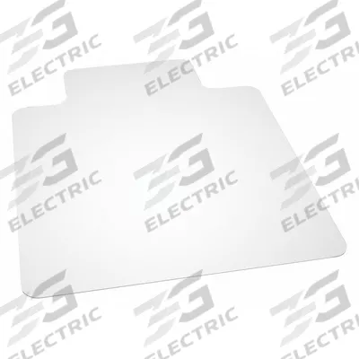 SKILCRAFT Chair Mat: Rectangle, 0.15 in Thick, 48 in Overall Lg, 36 in Overall Wd - High-Pile Carpet Chair Mats
