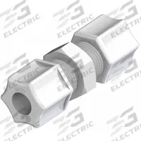 JACO Union Compression Connector: 5/16 in OD x 1/4 in OD Size, Compression x Compression, 5 PK (MPN 15-5-4-P-PG). Key specifications — Standards: NSF 14 Listed; Brand: JACO.