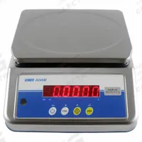 ADAM EQUIPMENT Food Scale: 7 1/8 in Weighing Surface Dp, 9 5/8 in Weighing Surface Wd, LED, ABW 4S. Key specifications — Readability: 0.0002 lb, 0.1 g; Brand: ADAM EQUIPMENT; IP Rating: Not IP Rated.