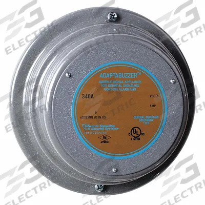 EDWARDS SIGNALING Buzzer: Buzzer Sound, 24V AC, Indoor, 340A-G5 - Buzzer Alarms