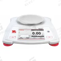 OHAUS Compact Bench Scale: 220 g Capacity, 0.01 g Readability, Carat/Custom/g/mg/oz/pwt, ABS (MPN STX222). Key specifications — Brand: OHAUS; Display Type: VGA Touchscreen.