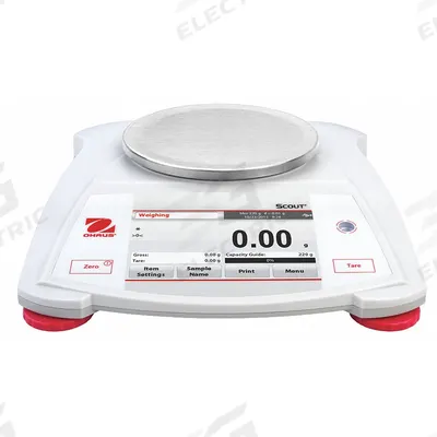 OHAUS Compact Bench Scale: 220 g Capacity, 0.01 g Readability, Carat/Custom/g/mg/oz/pwt - Precision Lab Balances