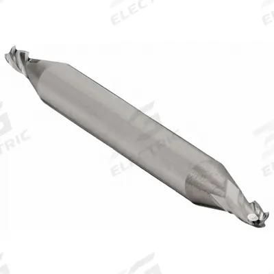 APPROVED VENDOR Ball End Mill: Carbide, Double End, 4 Flute, 9/64" Mill Dia, 5/16" LOC - Double-End Carbide Ball End Mills
