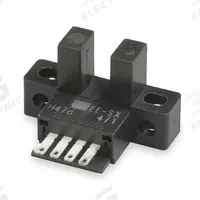 OMRON Photoelectric Sensor: Built-in Connector, 5-24V DC, NPN (MPN EE-SX471). Key specifications — DC Supply Voltage Rating: 5-24V DC; Brand: OMRON.