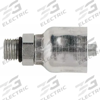 PARKER Hydraulic Crimp Fitting: Steel x Steel, Straight, -10 For Hose Dash Size - Parker Crimp Hydraulic Hose Fittings with SAE Connection