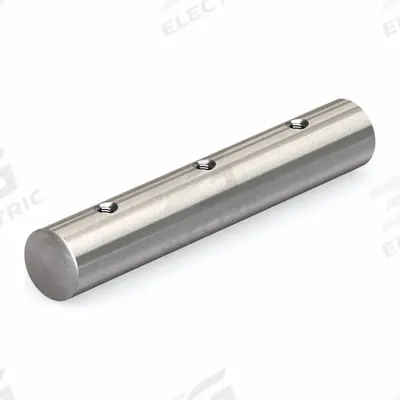 PBC LINEAR Linear Shaft: 16 mm Shaft Dia, 300 mm Lg, Polished - Pre-Drilled Linear Shafts