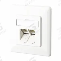 METZ CONNECT Wall Outlet: UP, GD-Zn (Zinc Die-Cast), LSA Terminal Block x RJ45, 45° Mounting Angle (MPN 130C381002-I). Key specifications — Housing Material: GD-Zn (Zinc Die-Cast); Includes Connector: Equipped; Mounting Type: UP; Product Type: Wall Outlet; Connector Color: White; Connection Type: LSA Terminal Block x RJ45.