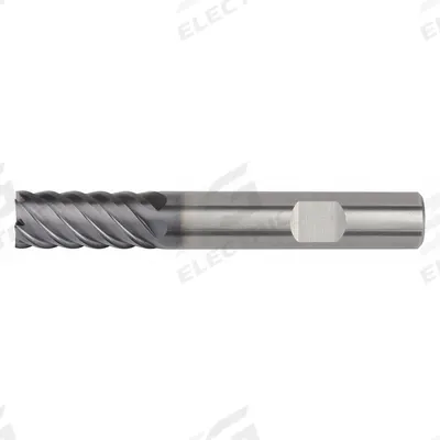 WIDIA HANITA Corner Radius End Mill: Carbide, AlTiN Coated, 8 Flute, 25 mm Mill Dia - Carbide Corner-Radius End Mills for Hardened Materials