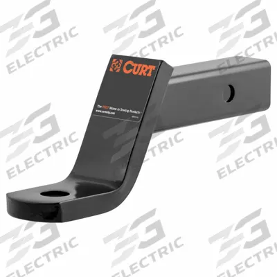 CURT Towing Ball Mount: III, 1 in Compatible Ball Shank Dia, Ball Mount Ball Mount - Ball Mounts
