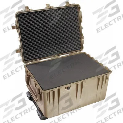 PELICAN Protective Case: 19 5/8 in x 28 1/4 in x 17 5/8 in Inside - Standard Protective Transport Cases