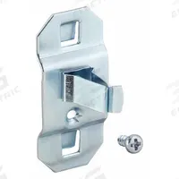 APPROVED VENDOR Extended Spring Clip: 7/8 in, Hanging, Surface, Silver (MPN 6YE11). Key specifications — Mounting Type: Surface; Finish: Zinc-Plated; Color: Silver; Accessory Type: Extended Spring Clip; Locking System: Hanging; Brand: APPROVED VENDOR.
