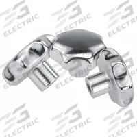 KIPP Hand Knob: 7 Point, Stainless Steel, 8 mm Hole Dia, 15 mm Hole Dp, 40 mm Dia (MPN K0150.340082). Key specifications — Brand: KIPP; Finish: Polished.