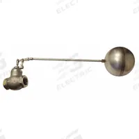 APPROVED VENDOR Float Valve Assembly: For Water Media, Straight Valve Body, Cylindrical, 2 in FNPT (MPN GHFSS200). Key specifications — Mounting: Horizontal Piping; Arm Adjustability: Adjustable; Connection Gender - Side 1: Female; Connection Gender - Side 2: Female; Brand: APPROVED VENDOR; Connection Type - Side 1: NPT; Connection Type - Side 2: NPT; Flow Rate: 175 gpm @ 60 psi.