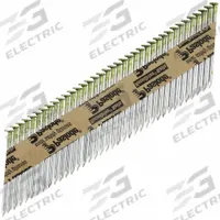 PASLODE Framing Nails,3" L,Galvanized: Framing Nails, Offset Round, Smooth, 3 in Shank Dia, 2,000 PK (MPN 650384). Key specifications — Point Type: Diamond; Brand: PASLODE.