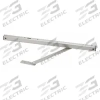 Overhead Door Holder: Overhead - Mounted, 1 in Wd, 3 1/4 in Overall Ht, Stainless Steel (MPN 904H-US32D). Key specifications — Brand: GLYNN-JOHNSON; Color: Gray.