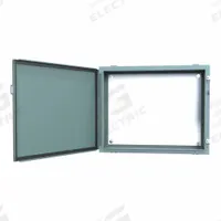 HAMMOND Electrical Enclosure: Steel, 24 in x 30 in x 8 in, NEMA 12/13, w/Panel, Solid Cover, Hinged (MPN 1418KR8). Key specifications — Brand: HAMMOND; Closure Method: Clamps; Knockouts: Not Included.