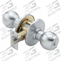 BEST Door Lockset: Office Knob Locksets, Chrome, Interchangeable Core (MPN 8K37T4DSTK626). Key specifications — Lockset Style: 8K Round.