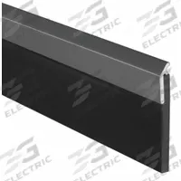 NATIONAL GUARD Door Sweep: Single Fin Insert, Aluminum, 48 in Lg, 3 1/16 in Wd, Aluminum (MPN 203NDKB-48). Key specifications — Brand: NATIONAL GUARD.