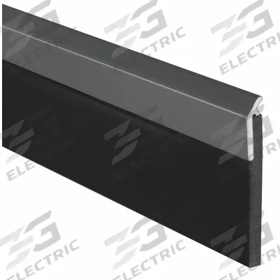 NATIONAL GUARD Door Sweep: Single Fin Insert, Aluminum, 48 in Lg, 3 1/16 in Wd - Door Sweeps