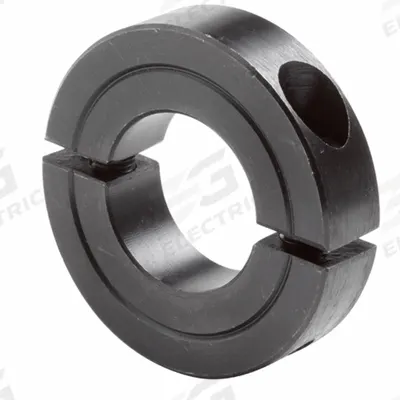 CLIMAX METAL PRODUCTS Shaft Collar: 2-Piece, Inch, Round, Clamp-On, 2 3/16 in Bore Dia - Steel Recessed-Screw Shaft Collars