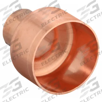 NIBCO Sweat Fitting Coupling: 2 1/2 in CTS x 1 in CTS, FTG x FTG, Wrot Copper (MPN 6002-21/2X1) - Wrot Copper Tube Fittings
